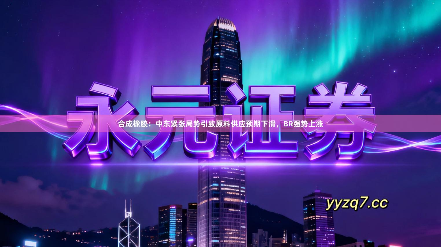 合成橡胶：中东紧张局势引致原料供应预期下滑，BR强势上涨